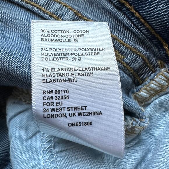 BDG Girlfriend High Rise Medium Wash Jeans Size 24 - Picture 10 of 13